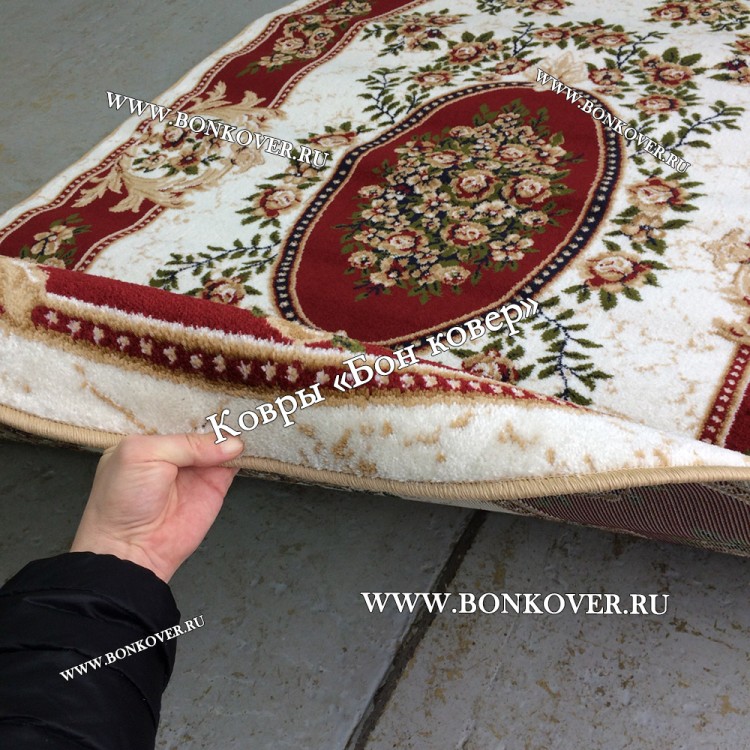 Ковер Лайт Карпет Медальон Дизайн 26358 Овал