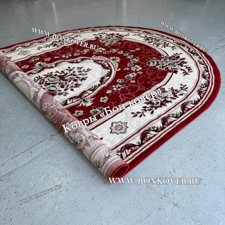 Ковер Лайт Карпет New 4 Дизайн 18 Красный Овал